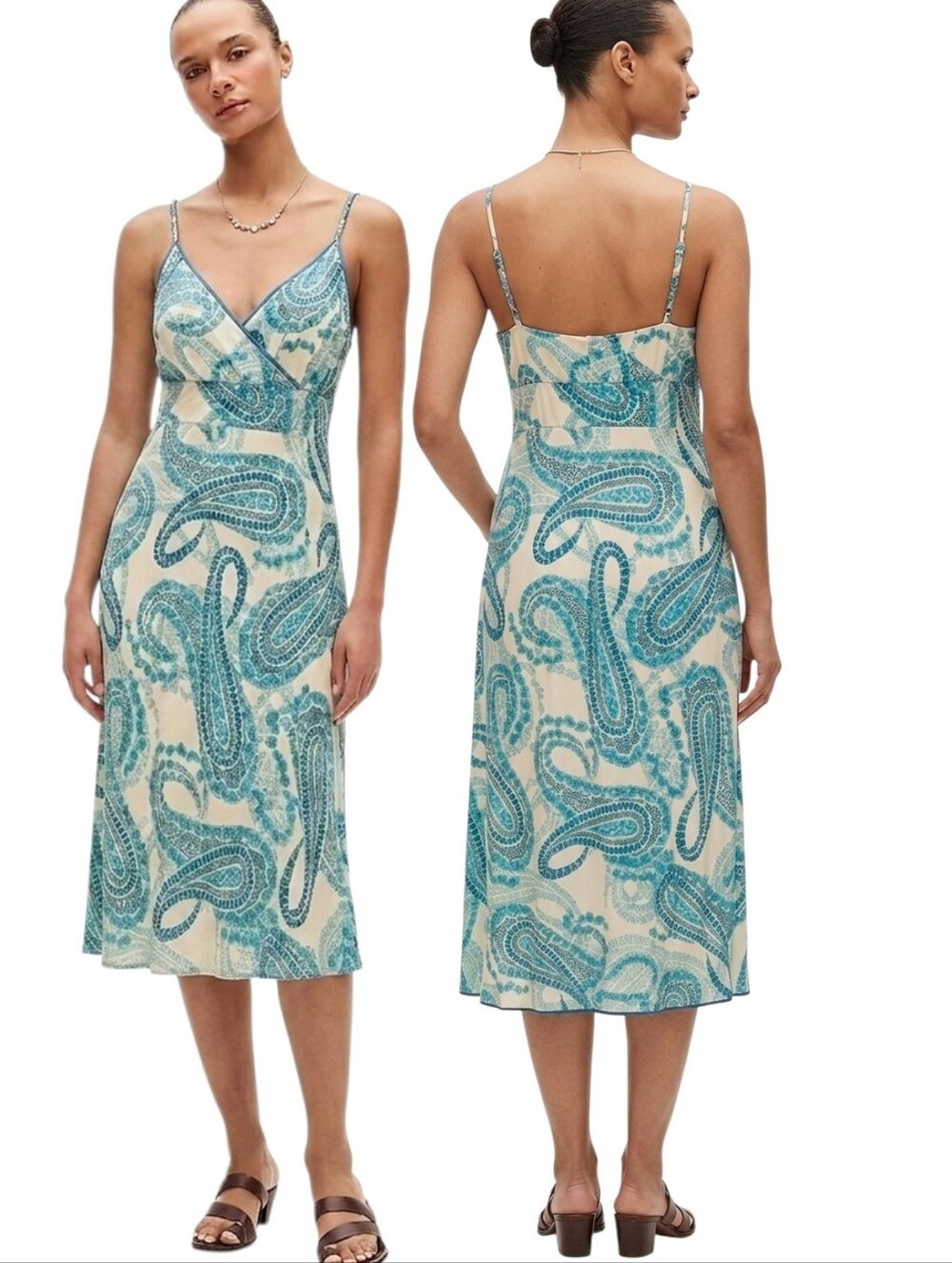 J. CREW Cotton Paisley Sundress - Size 6